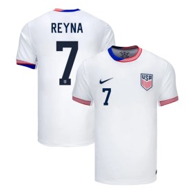 Spojené Státy Americké Reyna 7 Domácí 2024 - Fotbalové Dresy (S/S)